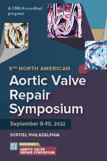 5th North American Aortic Valve Repair Symposium Banner